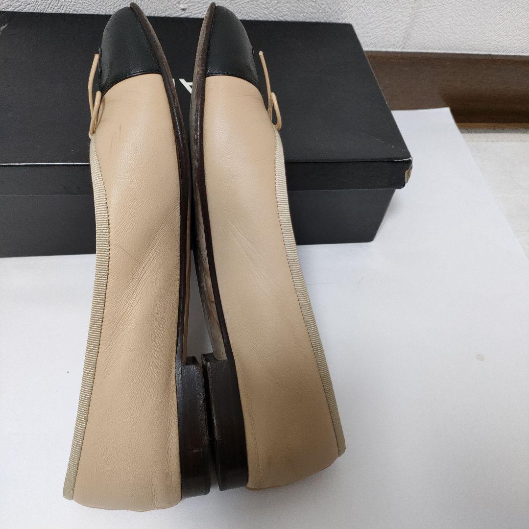 CHANEL　バレーシューズ　ココマーク　シャネル　38c