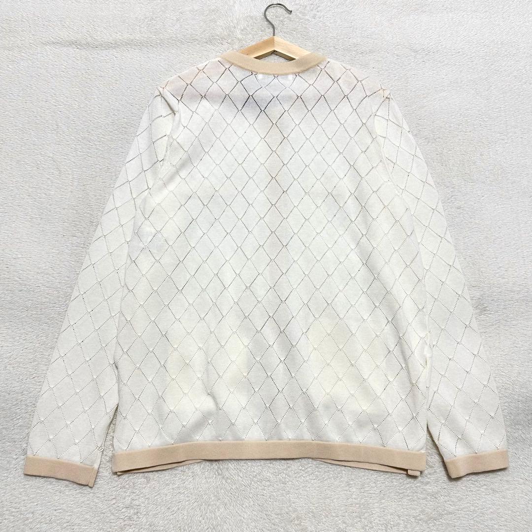 新品未使用 ANAYI 24SS プレイドパターンバイカラーカーディガン 38
