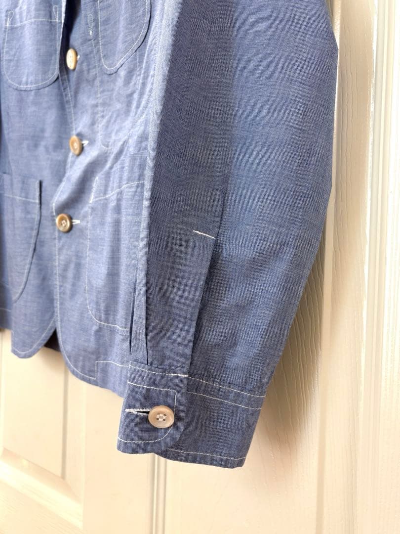 美品 45R RPM スーピマオーガニックバチストのシャツジャケット