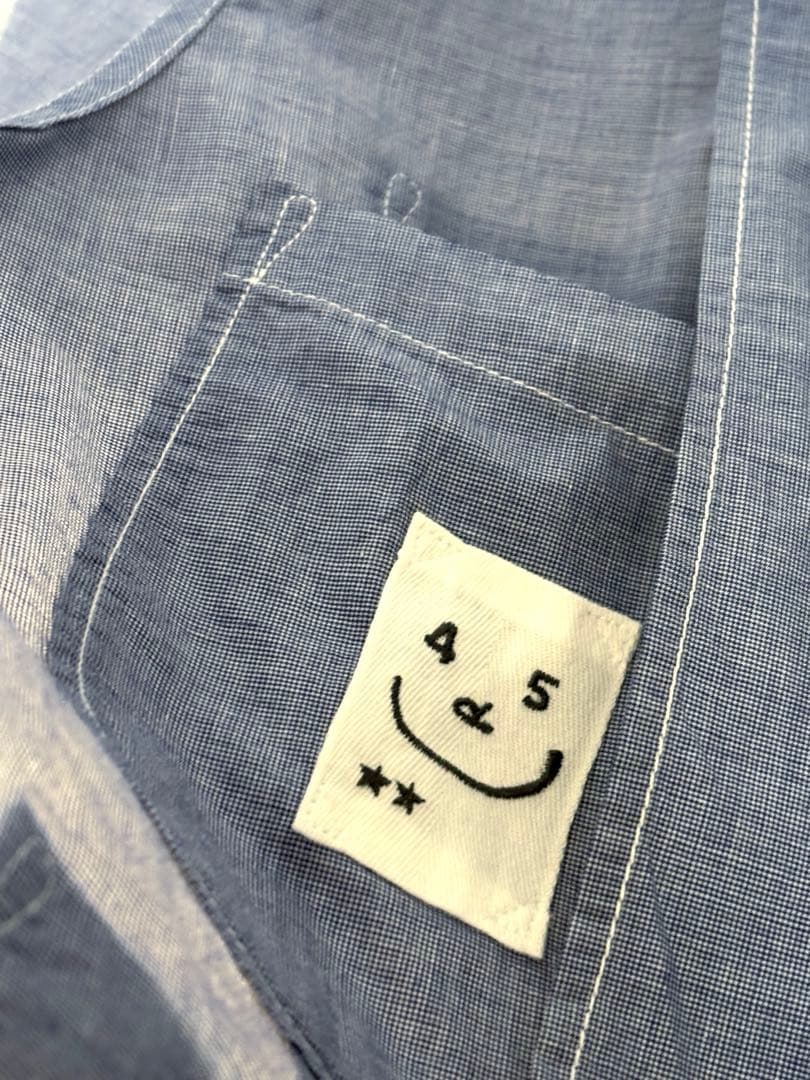 美品 45R RPM スーピマオーガニックバチストのシャツジャケット