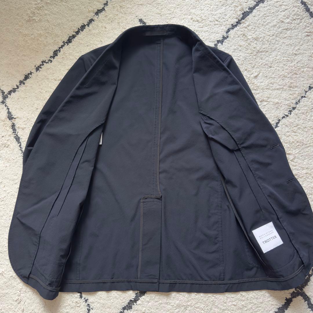 美品　マッキントッシュフィロソフィー　トロッター　スーツ　セットアップ　ネイビー