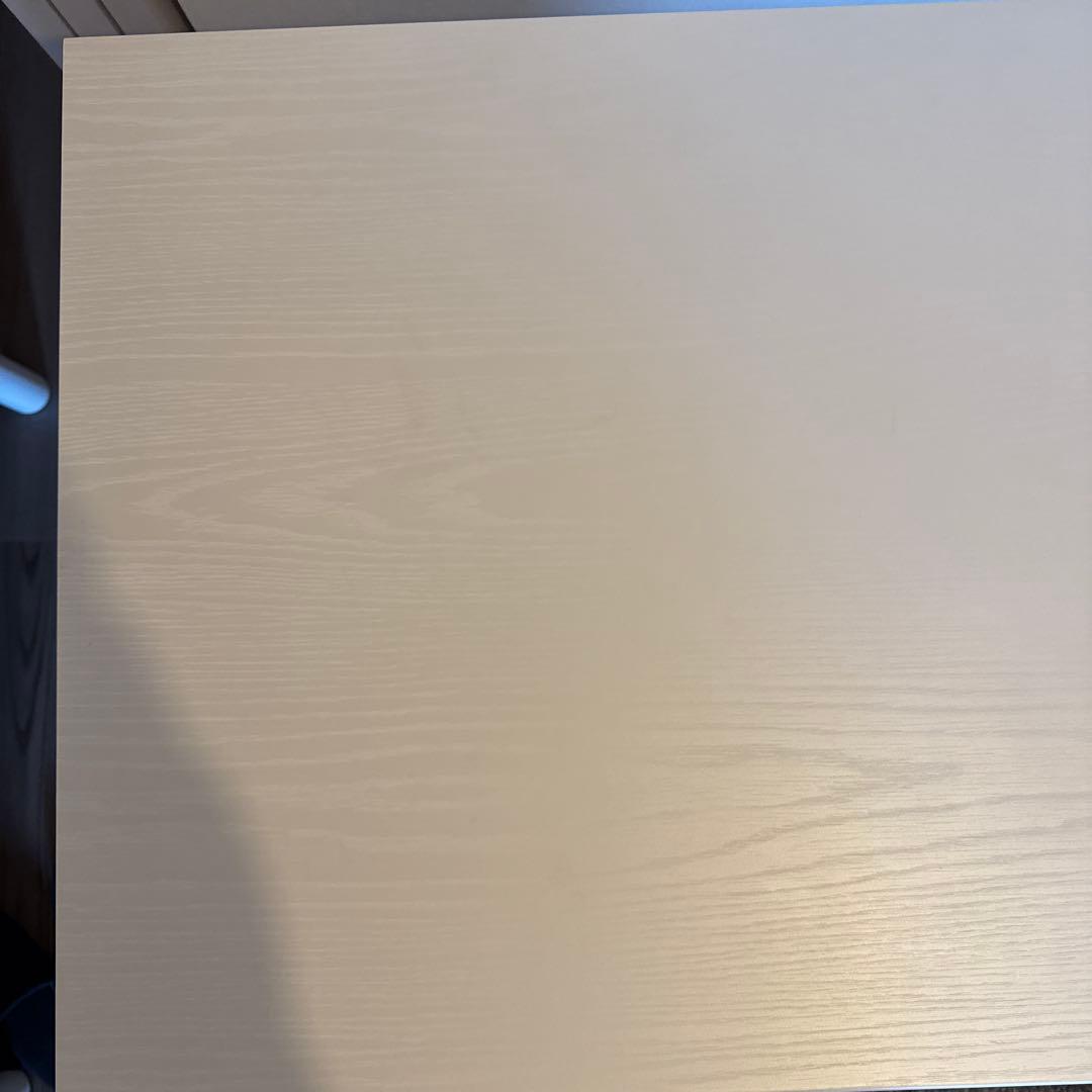 デスクワゴンセット『サーヤ』ホワイト ※ワゴン、ブックスタンドなし