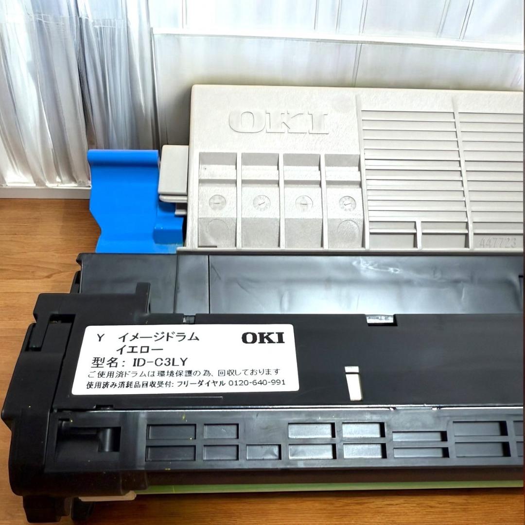 ☆美品 OKI 純正トナー イメージドラム セット TNR-C3LY2 イエロー