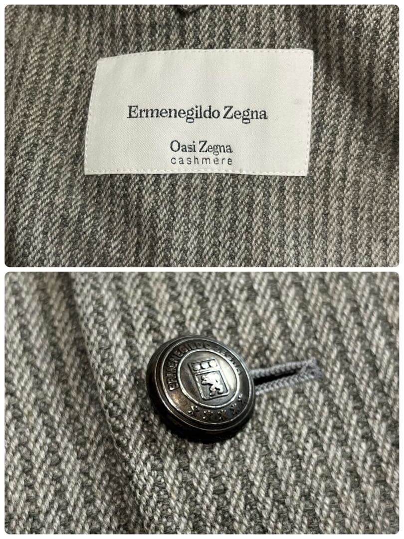 Ermenegildo Zegna ジャケット ゼニア　エルボーパッチ　カシミア