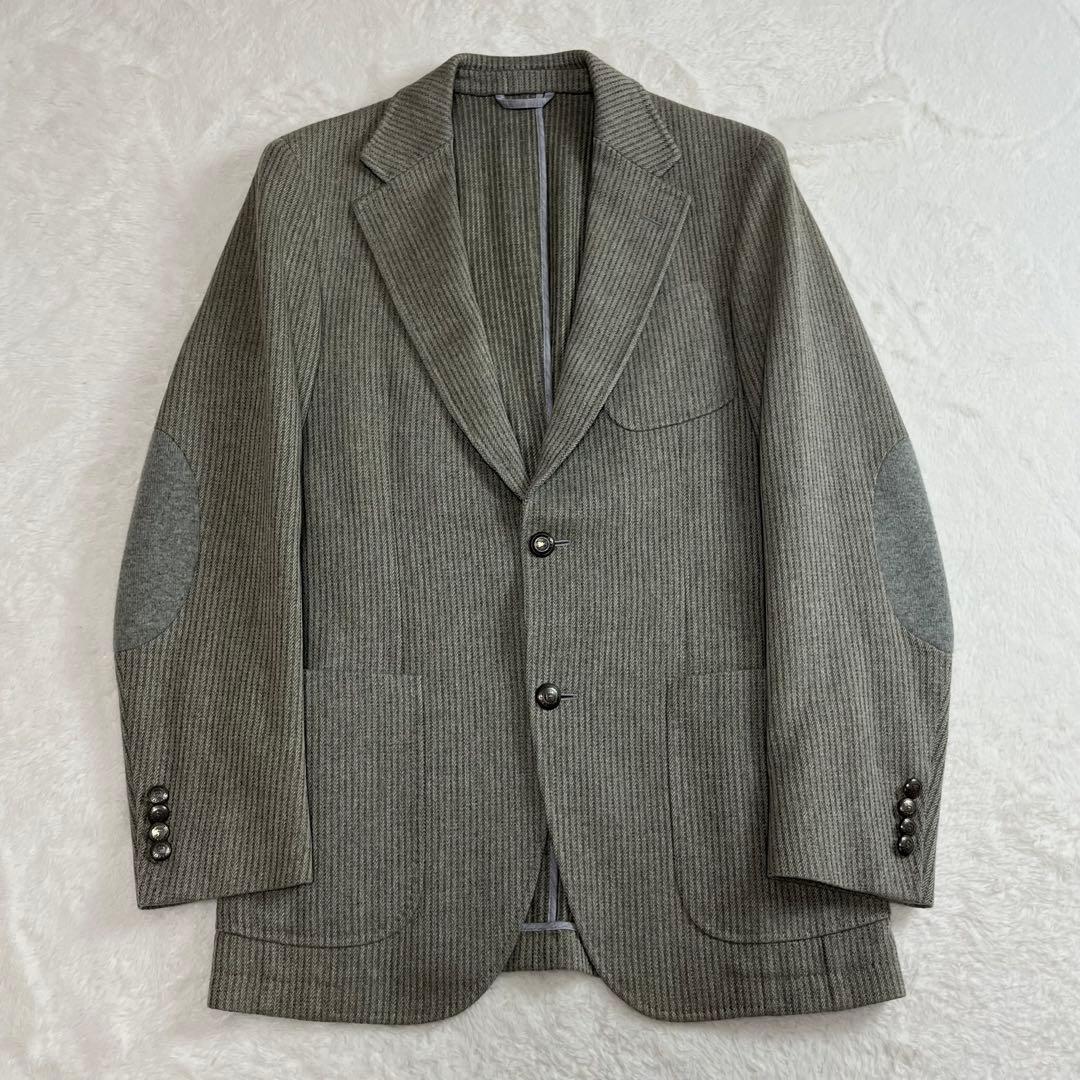 Ermenegildo Zegna ジャケット ゼニア　エルボーパッチ　カシミア