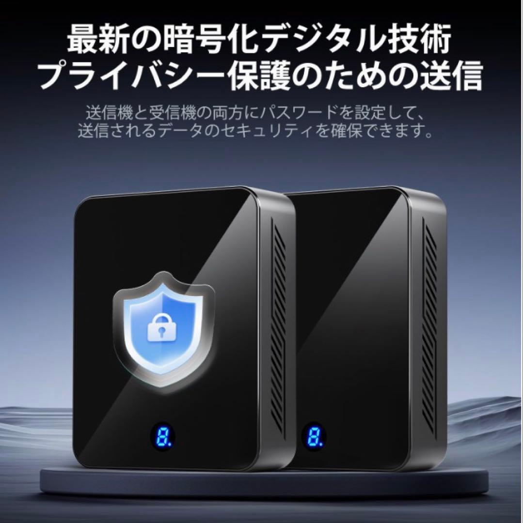 ❤️大特価❤️ ワイヤレスHDMI 4K 送受信器セット　安定転送　4kデコード出力