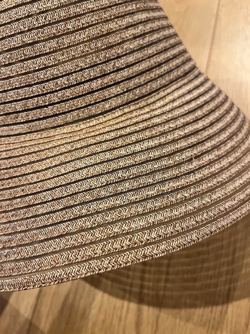 （お値下げ中）tocit トチエット　麦わら帽子　取り外し可能紐付き