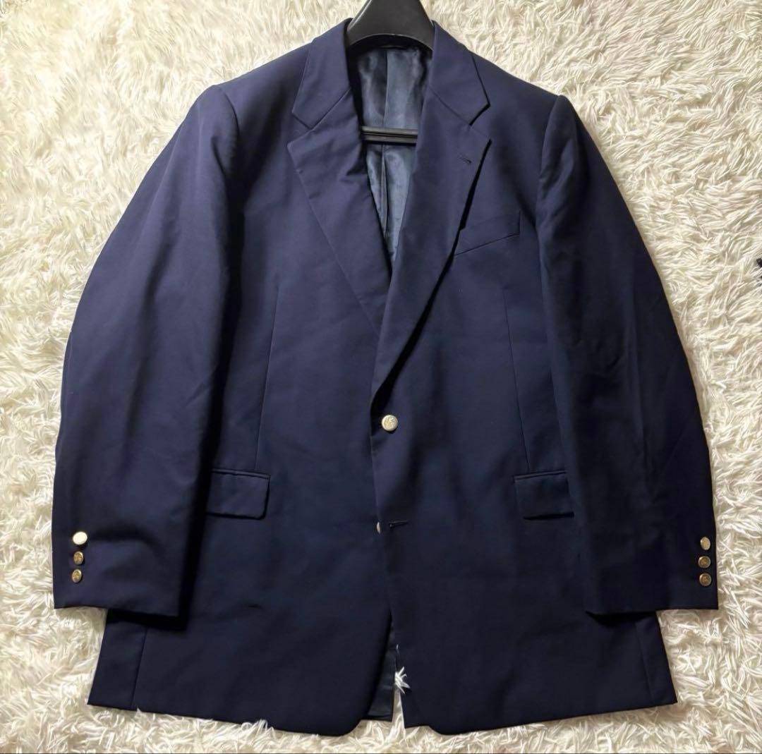 BURBERRY LONDON 紺ブレ2つボタン USA製 金ボタン