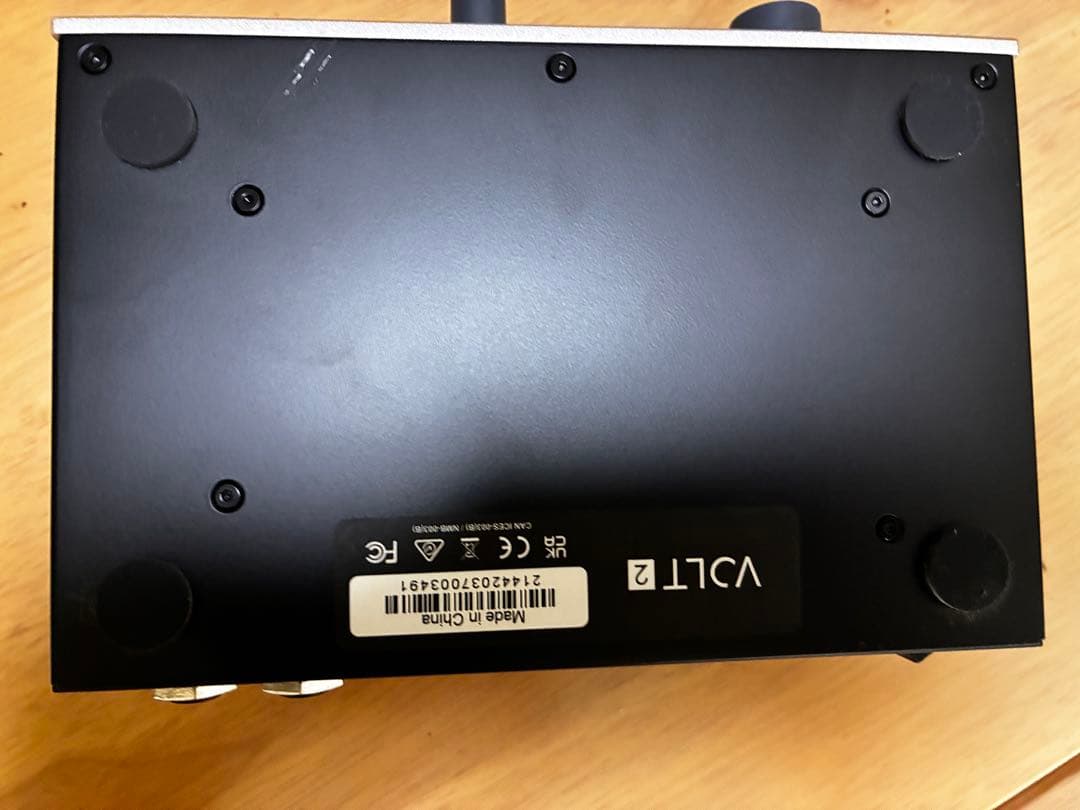 ユニバーサルオーディオVOLT 2 USBオーディオインターフェイス