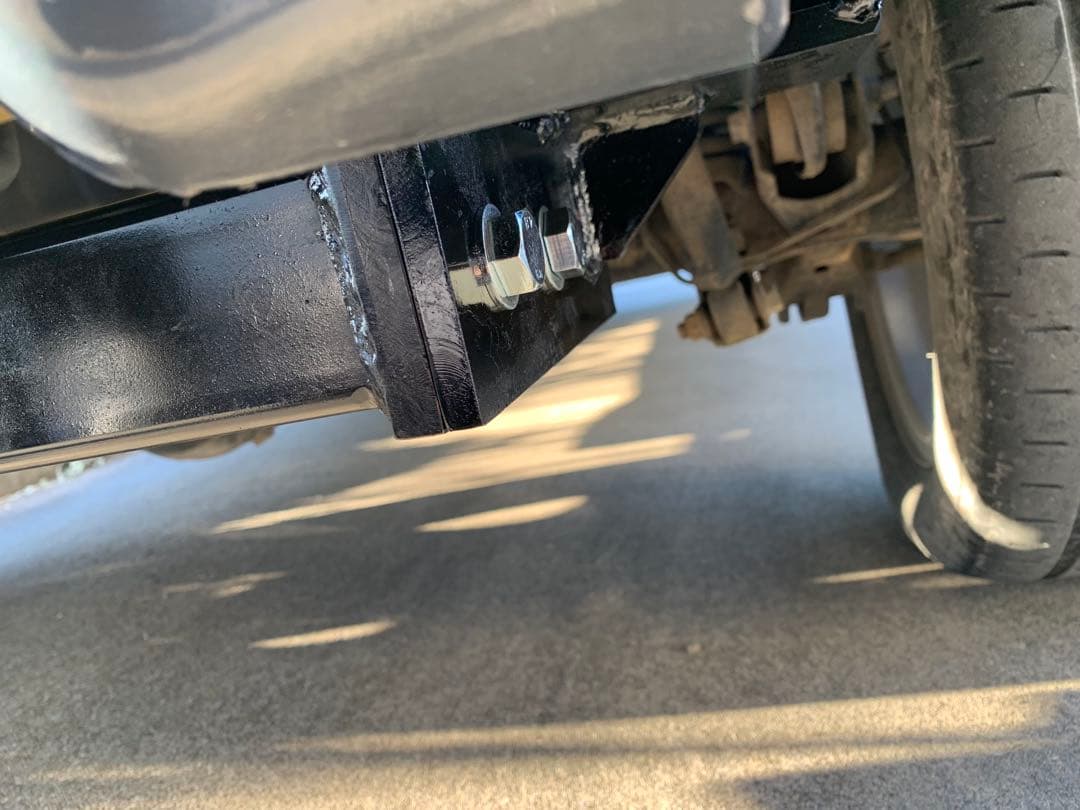 次回出品時期不明！送料込！エブリィDA64W自作ヒッチメンバー、ＤＡ17にも可