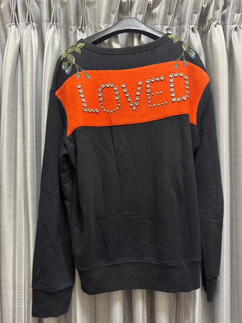 gucci 花柄刺繍　フラワースウェット