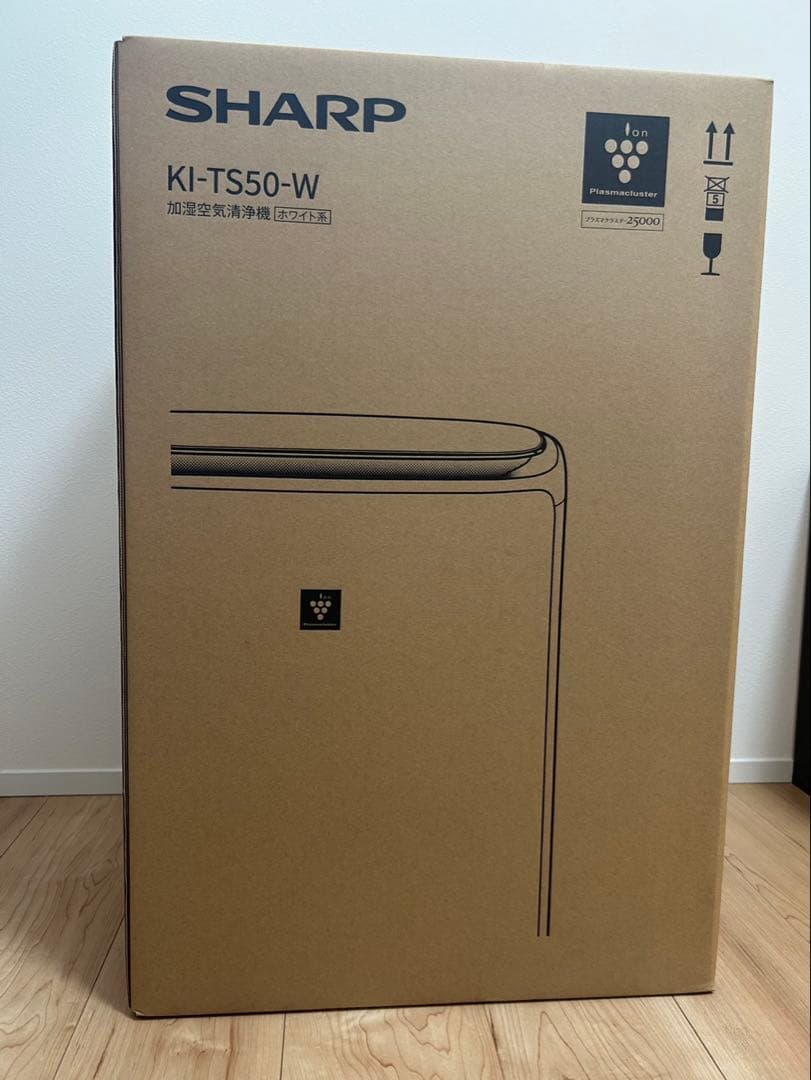 SHARP KI-TS50-W 空気清浄機