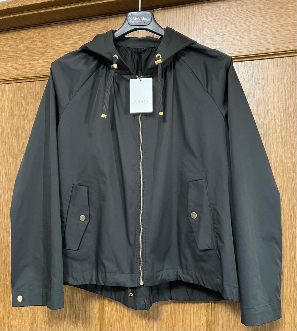 あっこちゃん　新品☆ ANAYI タフタフードブルゾン