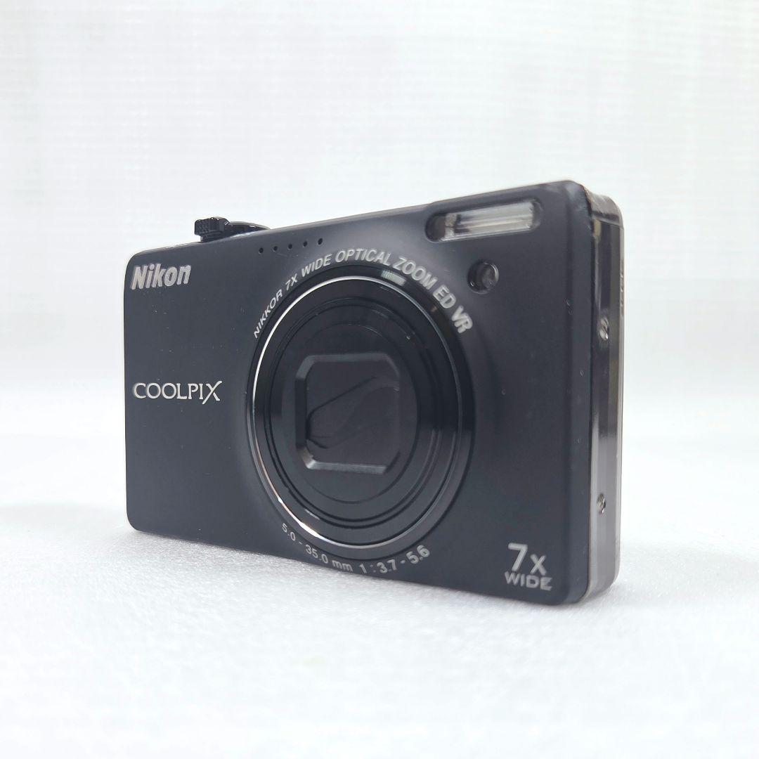 【美品】Nikon COOLPIX S6000 ブラック デジタルカメラ