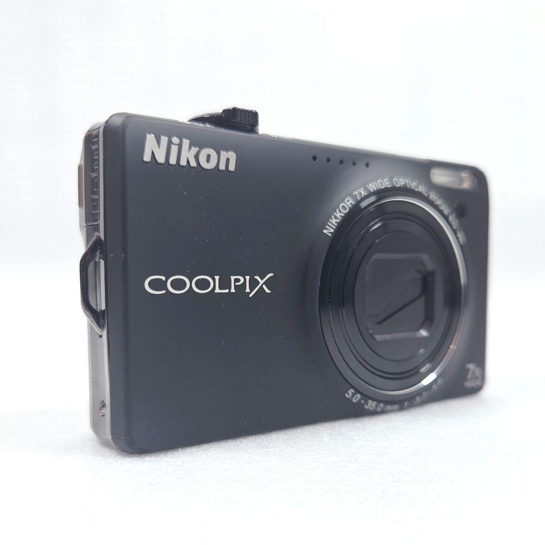 【美品】Nikon COOLPIX S6000 ブラック デジタルカメラ