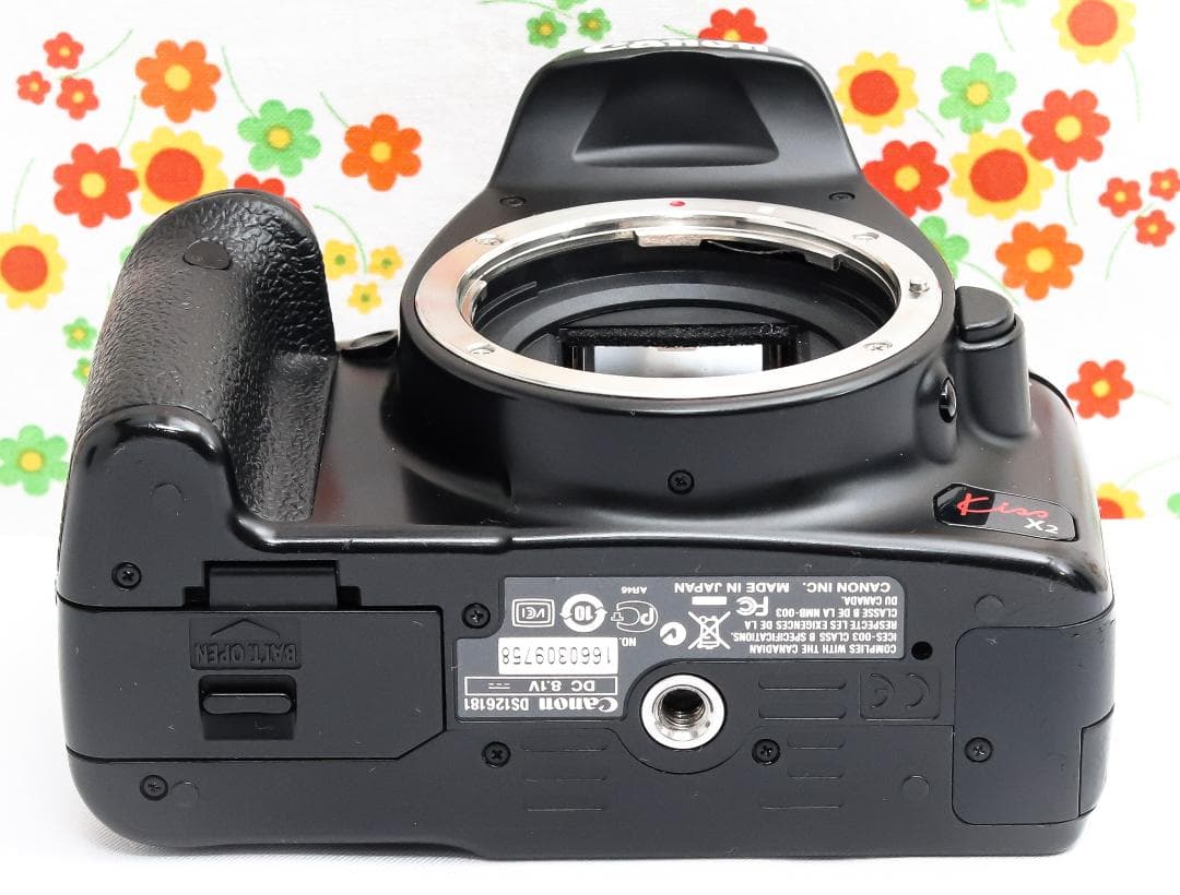 キャノン Canon kiss X2☆ダブルレンズ！初心者オススメ☆スマホ転送
