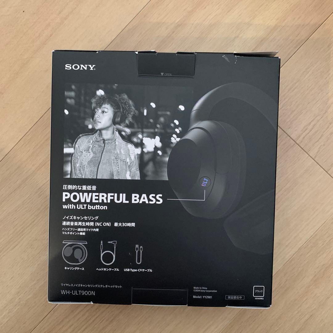 【回転軸修理済】SONY ULT WEAR wh-ult900n ブラック