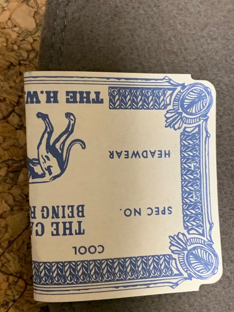 THE H.W.DOG&CO.トラベラーズハット ウール size42