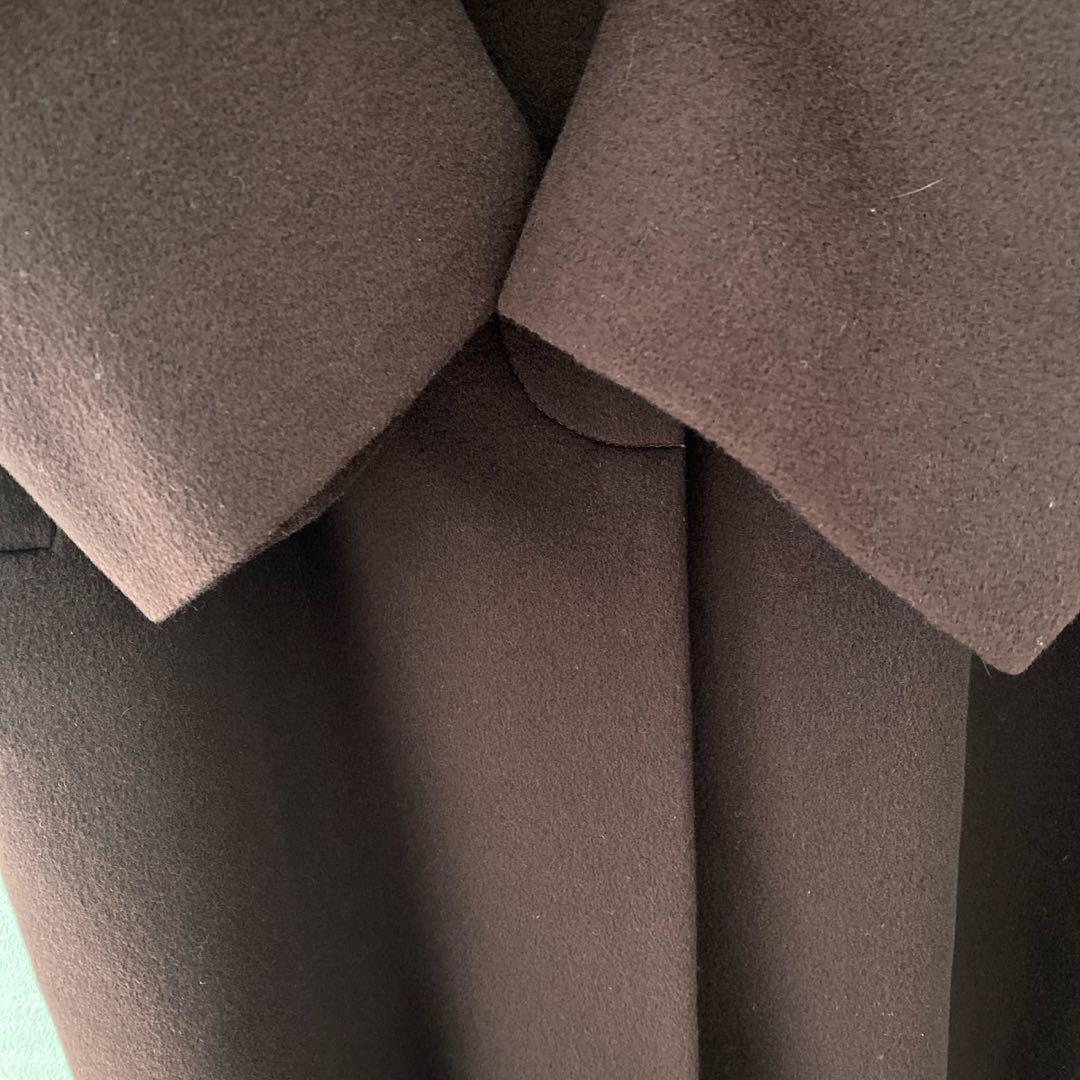 BALMAIN PARIS カシミヤ 100% キュプラ 100% 毛皮ミンク