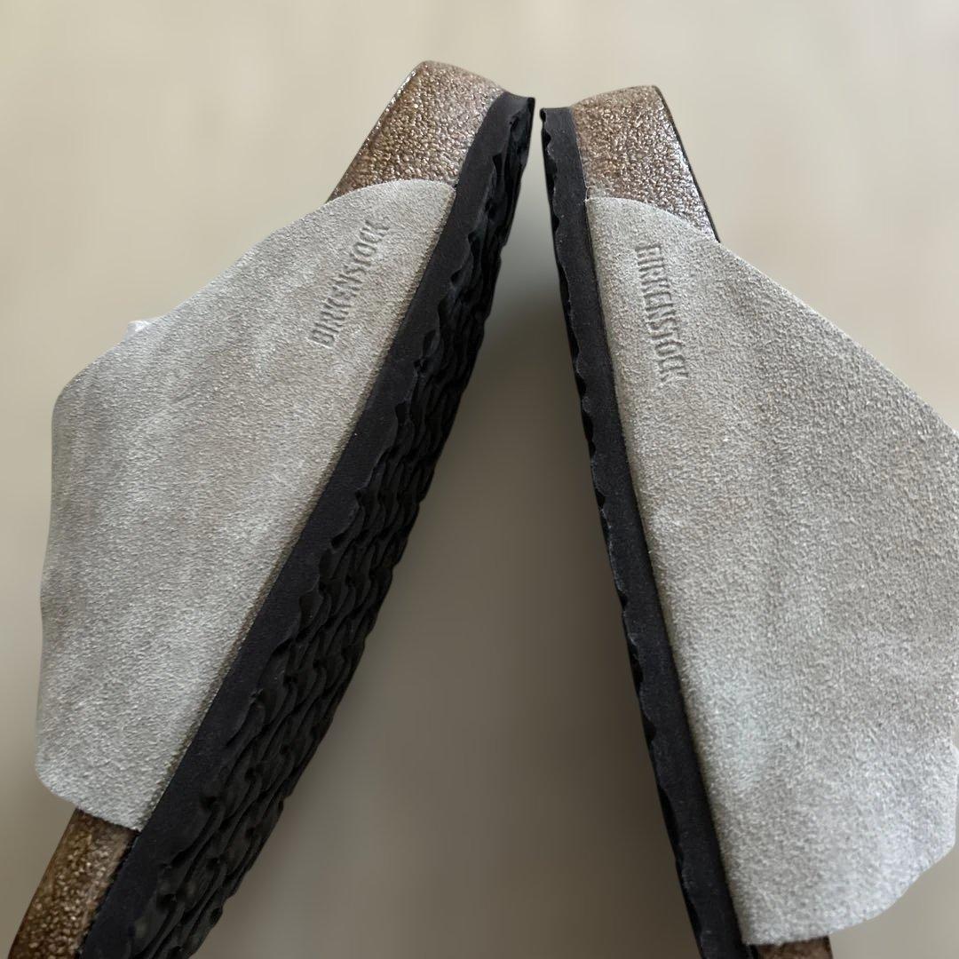 BIRKENSTOCK ベージュ スエード サンダル