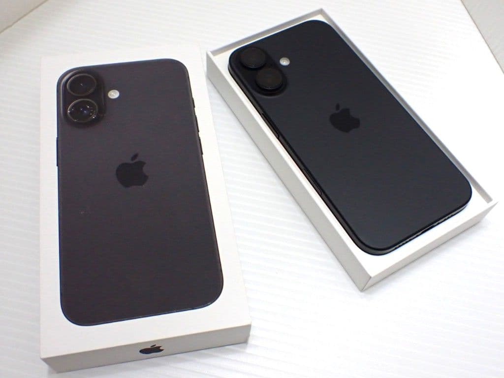 【未使用 動作確認済iPhone16 128GB ブラック SIMフリー5G対応