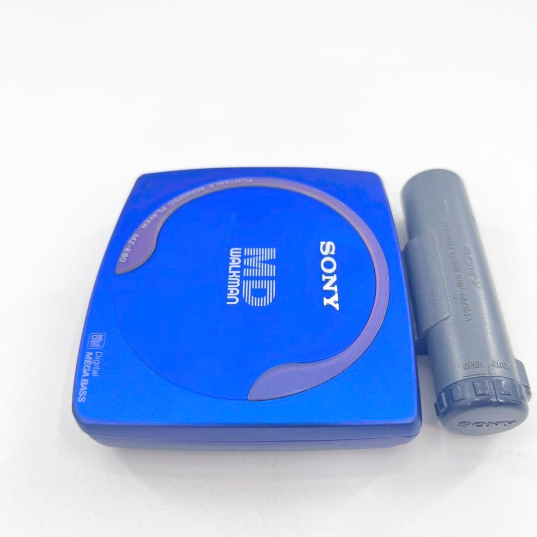 美品 SONY MZ-E80 MDウォークマン MDプレーヤー 単三電池対応