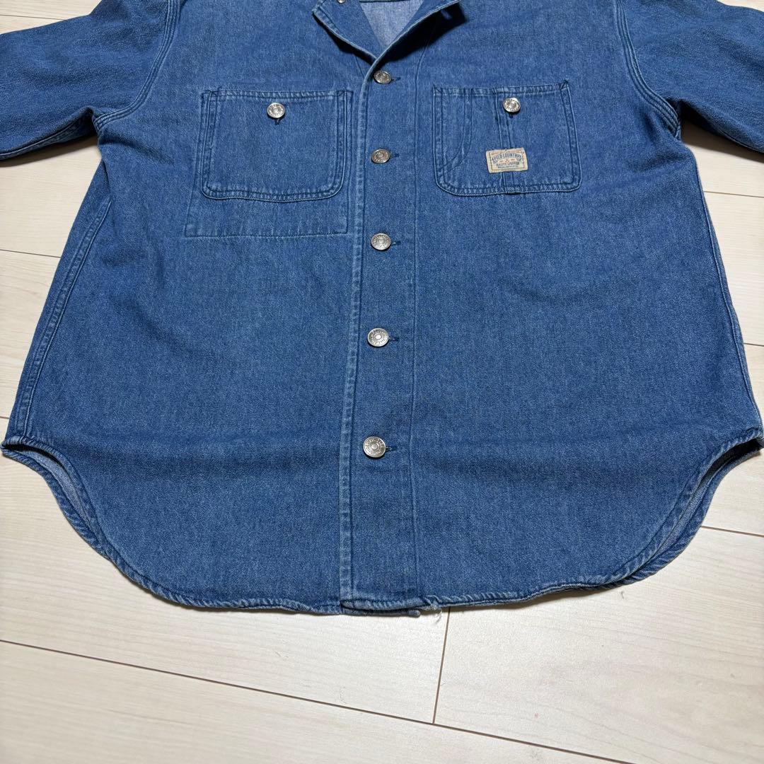 【稀少】 ラルフローレン ポロカントリー デニム カバーオール シャツ 美品