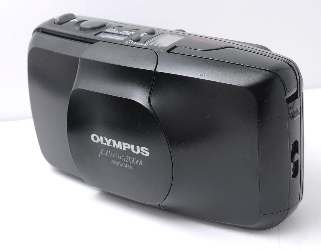 OLYMPUS μ mju ZOOM PANORAMA ブラック 動作良好