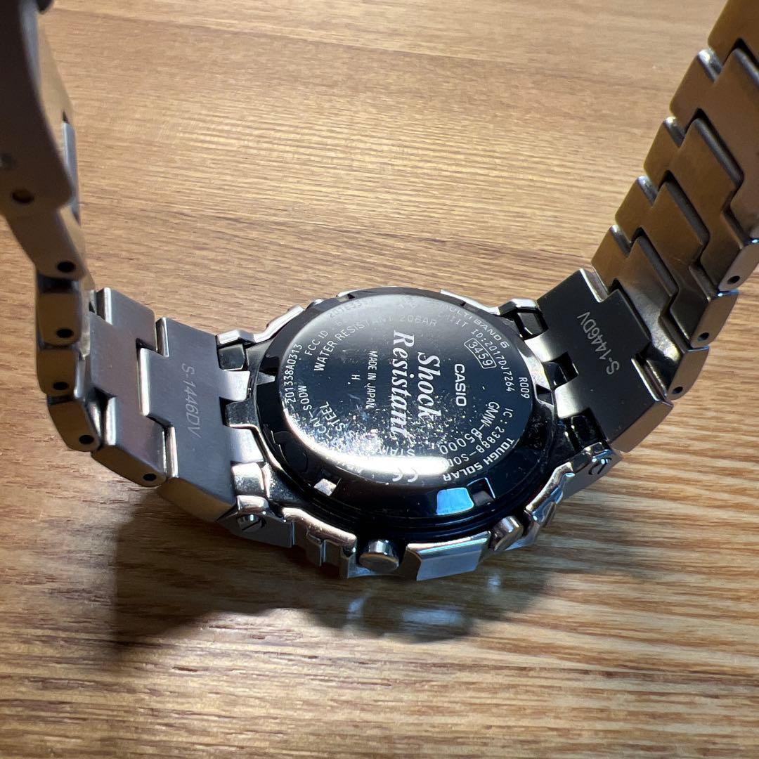 GSHOCK フルメタル（GMW-B5000D-1JF）