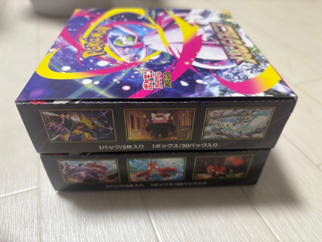 ポケモンカード メガブレイブ メガシンフォニア シュリンク無し ペリペリ有り