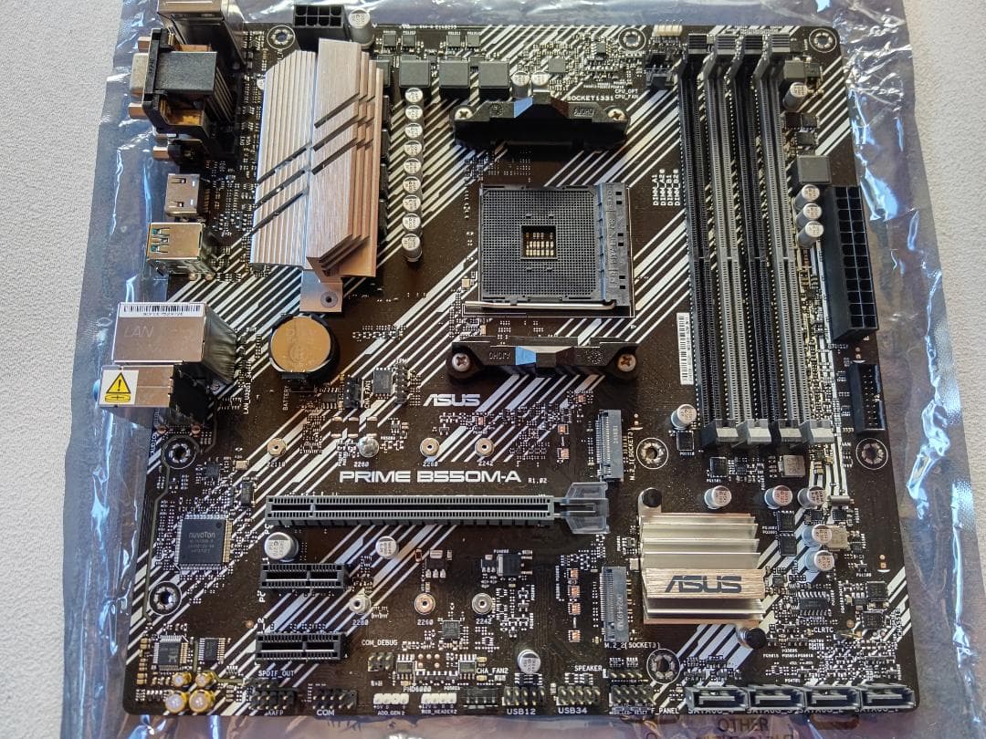 ASUS AM4 PRIME B550M-A MICRO ATX マザーボード