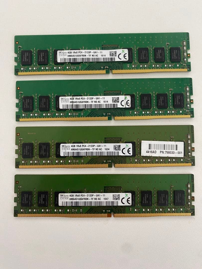 Sk hynix DDR4 メモリー 16GB (4gb x4)