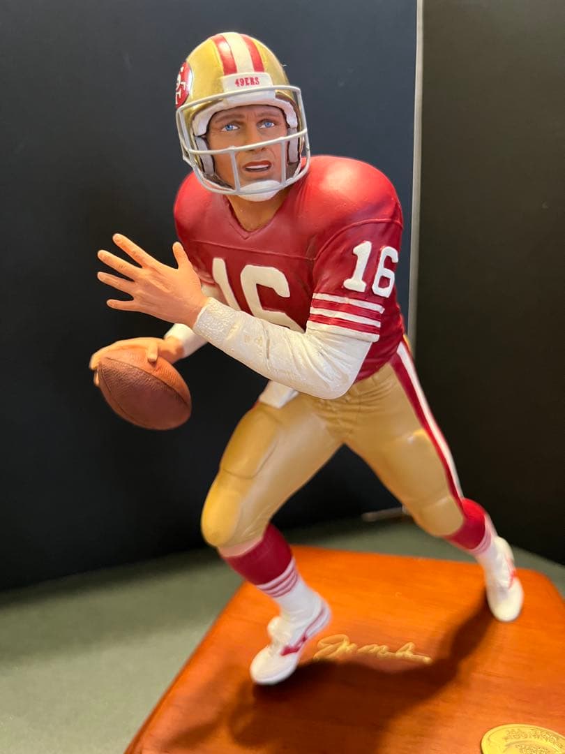 【超希少】ジョー・モンタナ NFL 49ers ※ダン バリーミント社フィギュア