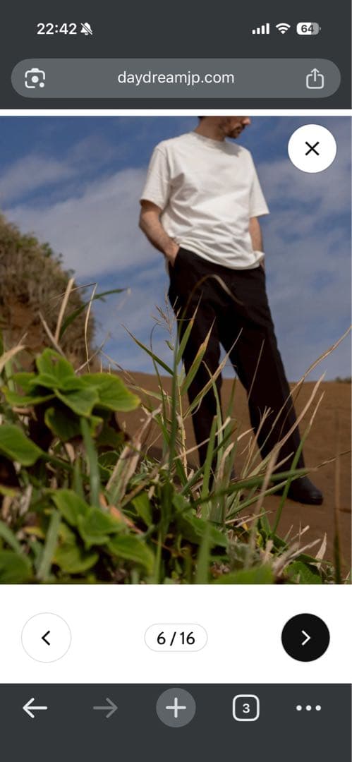 新作 Daydream Harbor Trousers S black