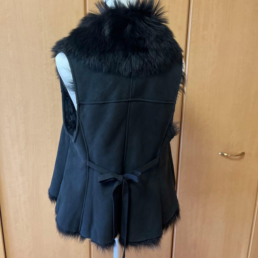 インゲボルグ 羊皮レザーベスト