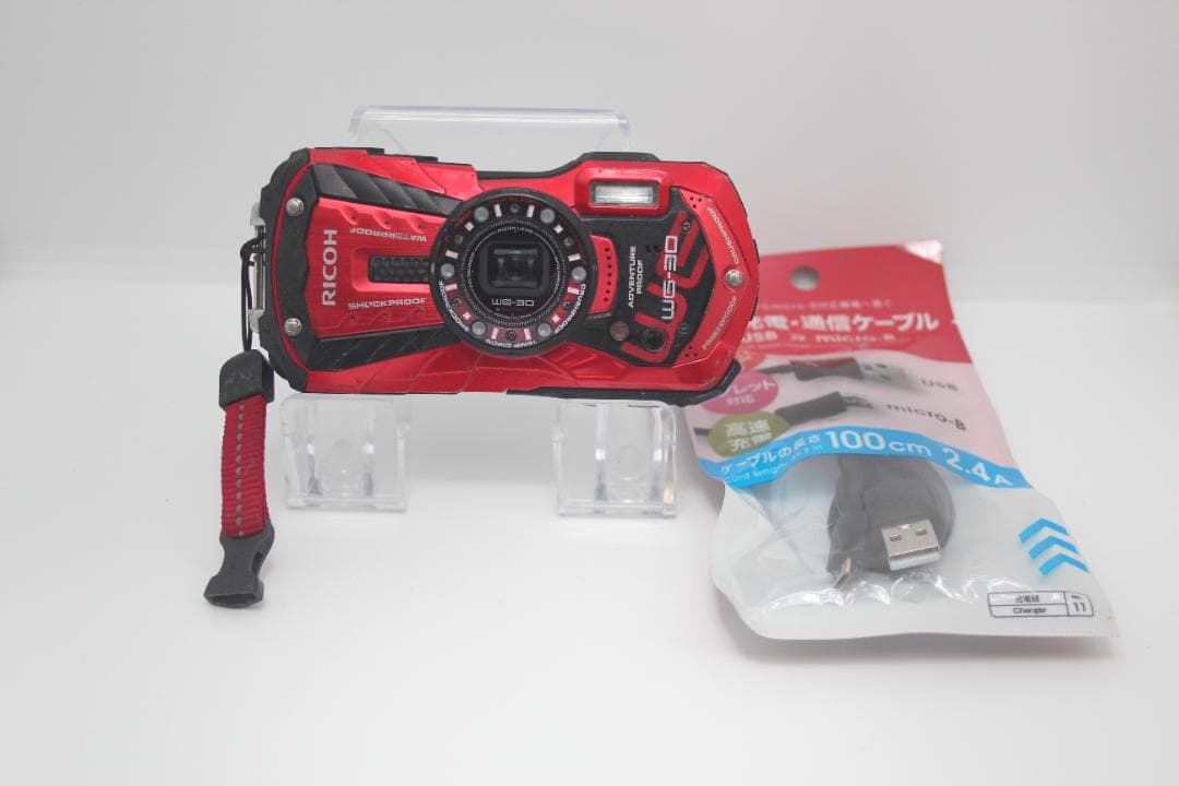 RICOH WG-30 RED 赤　ミリオンレッド