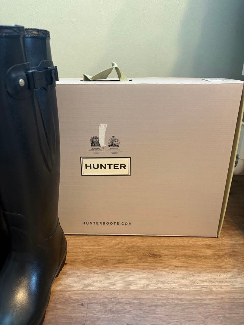 HUNTER レインブーツ　カーキ　25cm相当