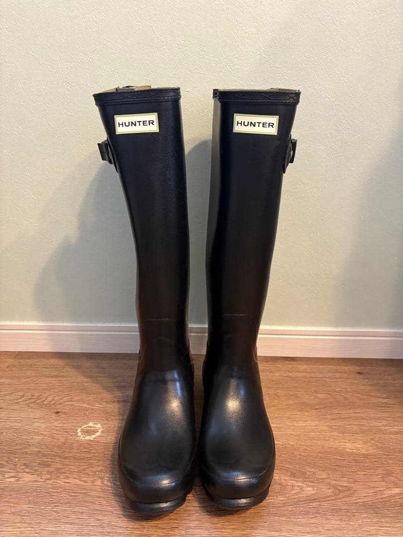 HUNTER レインブーツ　カーキ　25cm相当