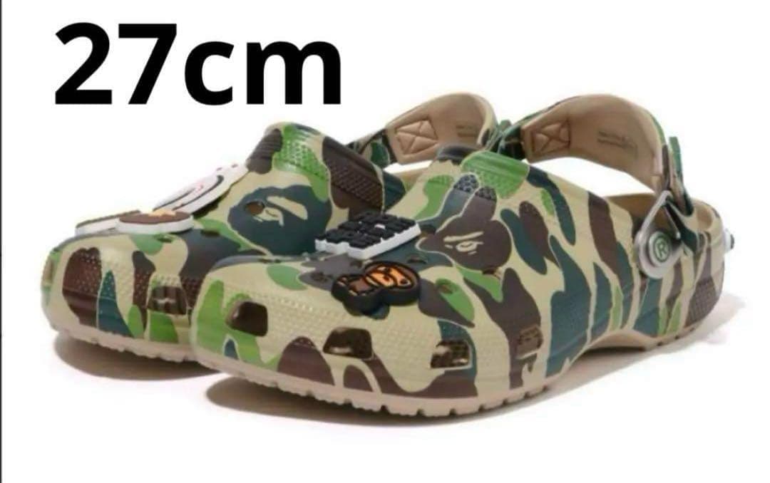 靴 25SS A BATHING APE CROCS CLOG 27cm