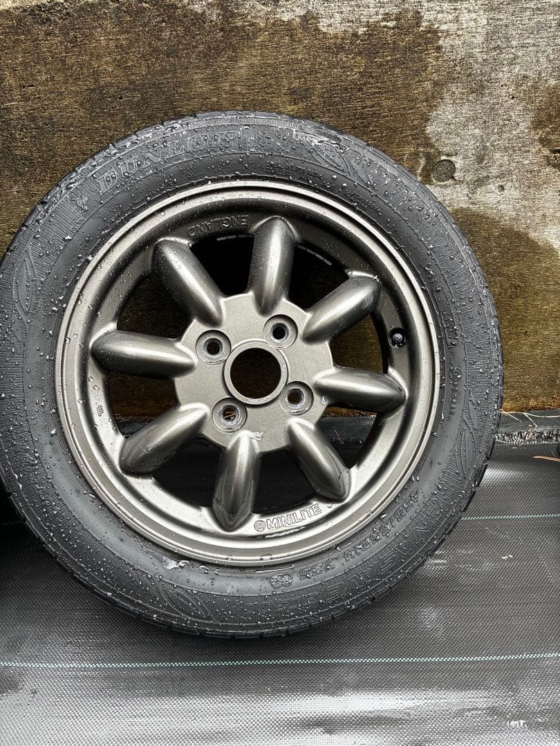 ミニライト 純正 ホイール 再塗装 ブロンズ カスタム ダイハツ スズキ