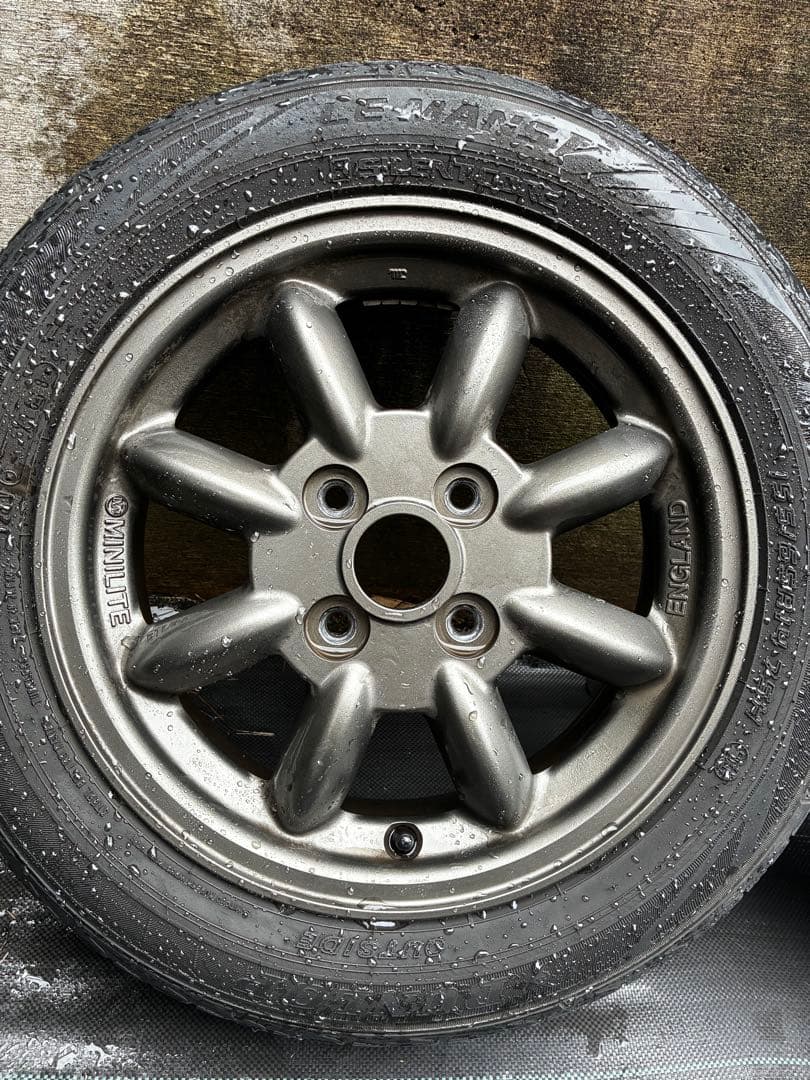 ミニライト 純正 ホイール 再塗装 ブロンズ カスタム ダイハツ スズキ