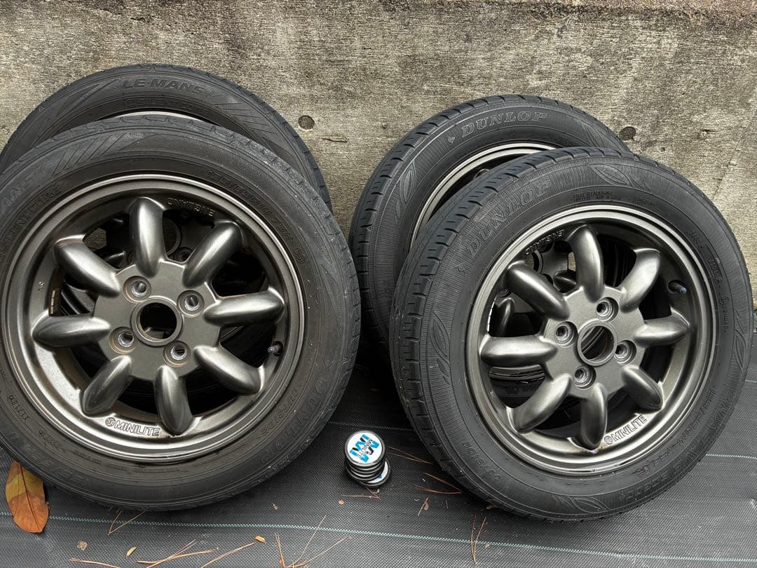 ミニライト 純正 ホイール 再塗装 ブロンズ カスタム ダイハツ スズキ