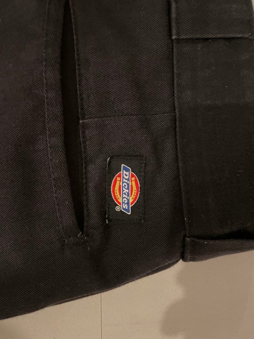 90s USA製 Dickies 874 Black Talonジッパー W36