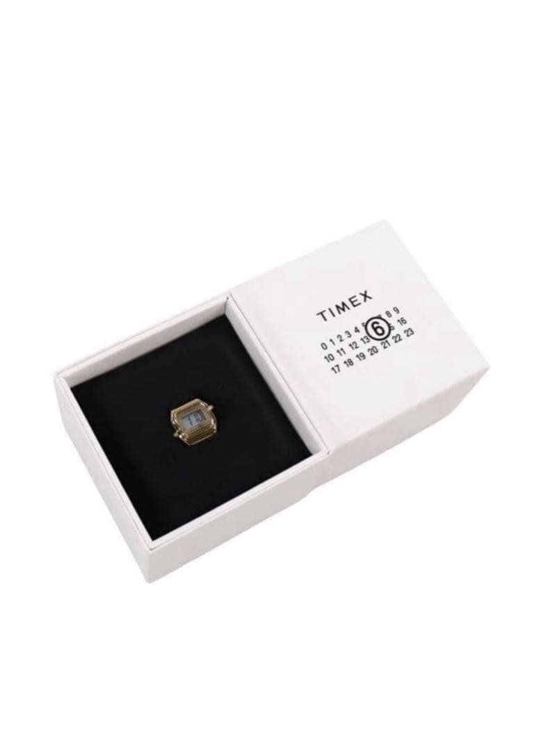 時計 MM6 x Timex T80 Watch Ring gold S/M