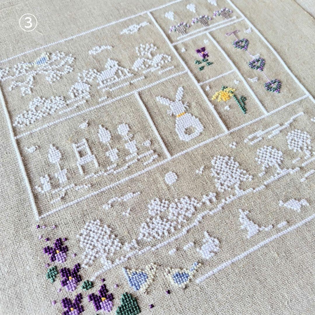 専用　クロスステッチ完成品✤ヴェロニク・サモイロフ✤