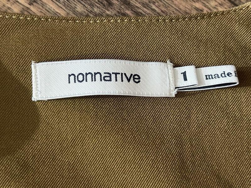 専用　室内試着のみ ノンネイティブ ノーカラー ソルジャー ジャケット M