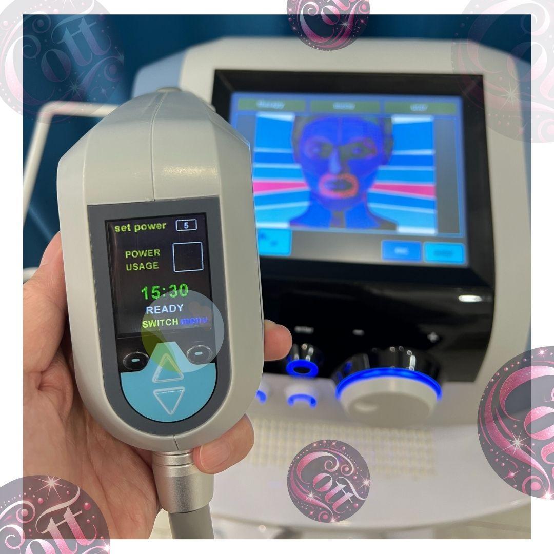 エステ機器 フェイシャル＆ボディ RF 超音波 痩身 ハンドピース付き