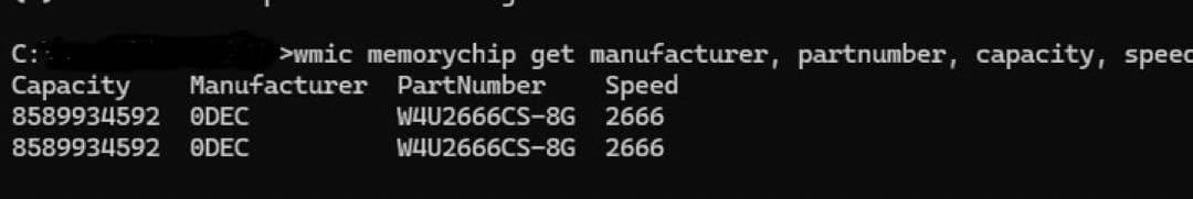 CFD DDR4-2666 8GB×2枚 W4U2666CS-8G メモリ