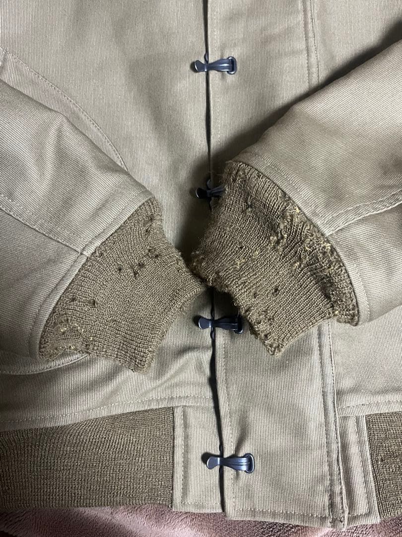 usnavy 40s デッキフックジャケット　復刻　カーキ　vintage