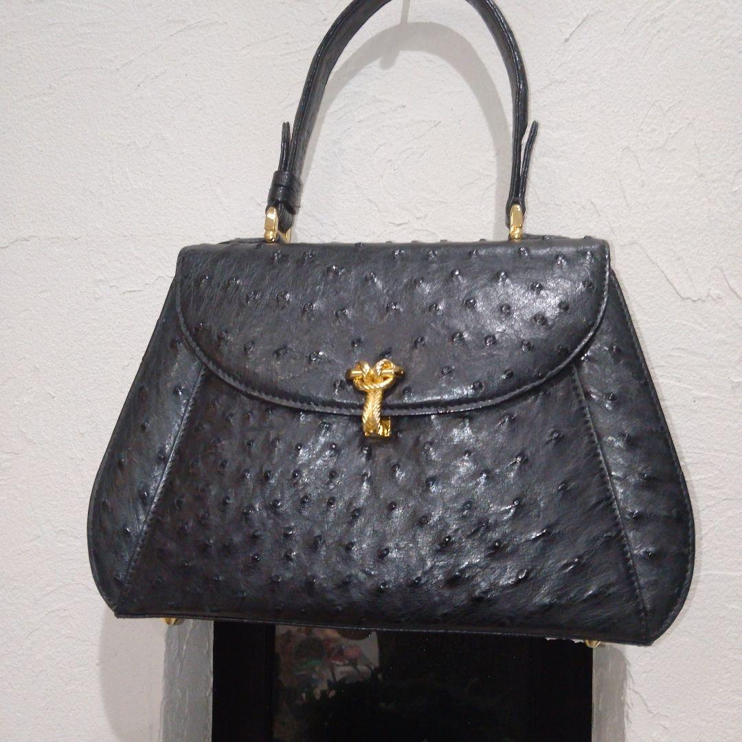 セレモニー❣️試着程度❣️高級オーストリッチフルポイント❣️ハンドバッグ和服も♡